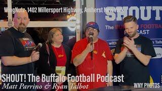 SHOUT! The Buffalo Football Podcast - Small clip from the beginning on Dec 30,2023 at WingNutz