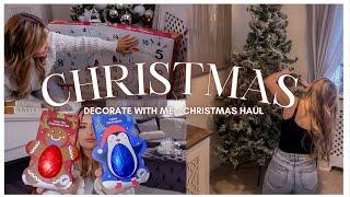 DECORATE THE CHRISTMAS TREE WITH ME + SHOP WITH ME IN POUNDLAND & CHRISTMAS HAUL