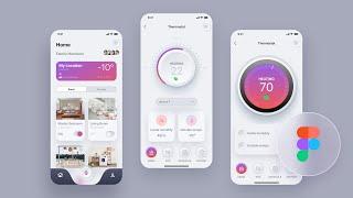 UI Design a Smart Home app in Figma - Full Course