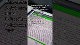 CORREÇÃO GRATUITA DE REDAÇÃO