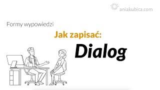 Jak zapisać dialog? (z przykładami)