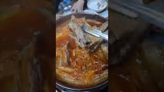 보글보글 #묵은지뼈전골 #산정골해장국 #순천맛집흥하라