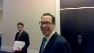 Capitol Intel greets US Treasury Secretary Steven Mnuchin #SelectUSA