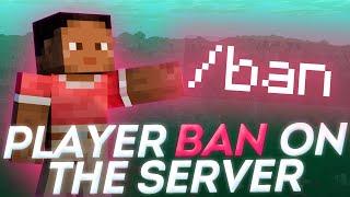 How to BAN a PLAYER on a Minecraft Server?