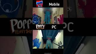 Poppy Playtime mobile vs PC jumpscare #shorts