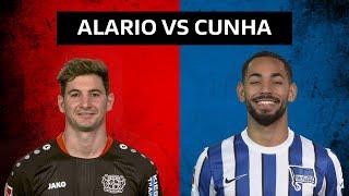 Head to Head: Lucas Alario vs Matheus Cunha