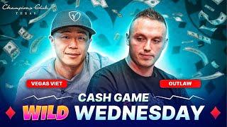 Live Action Cash Poker with Vegas Viet & Outlaw!