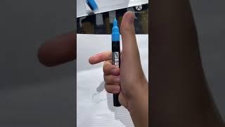 Drawing Flame Playz’ Logo with posca markers #shorts #poscamarkers #flameplayz