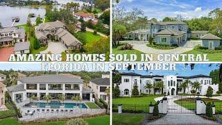 AMAZING Homes in Central Florida I Luxury Homes Orlando I Top Homes I BEST Homes sold in September!