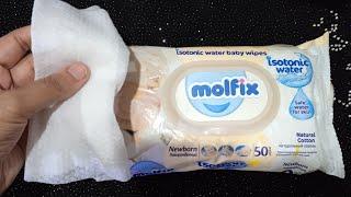 molfix isotonic water baby wipes review. new type of baby wipes. should you buy it