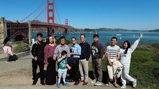 BÁC BA “ LẦN ĐẦU “ CHỨNG KIẾN BIỂU TƯỢNG CẦU ĐỎ TẠI SAN FRANCISCO - CHÚ HINH RA TAY CHIÊU ĐÃI CẢ GĐ