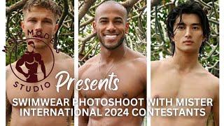 Male Models Studio presents SWIMWEAR PHOTOSHOOT OF MISTER INTERNATIONAL 2024 CANDIDATES Part 1