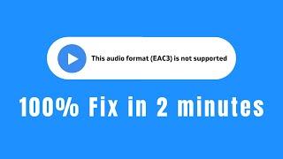 MX player audio format not support (EAC3) error fix