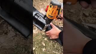 how to install rain pipe irrigation system with pe tape #shorts #how #follow #manual #crop #field