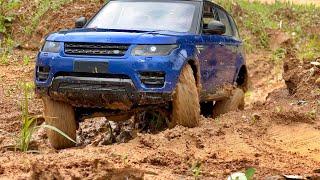 1/10 Scale RC : Range Rover Sport Mud Driving #23.