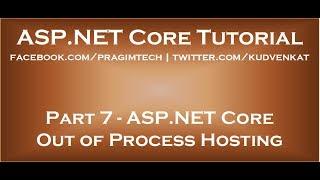 ASP NET Core out of process hosting