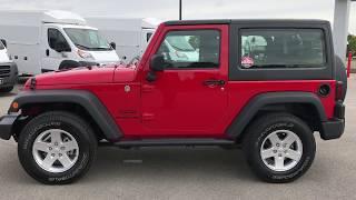 2014 JEEP WRANGLER SPORT TWO DOOR FLAME RED 2 DOOR AUTO FOND DU LAC SOLD! 7J453A SUMMITAUTO.com