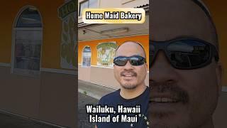 Maui's BEST Bakery!  It lived up to its name! #homemaidbakery #maui #manju #hawaii #wailuku