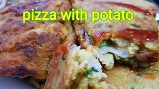 potato pizza by Hayat'skitchen