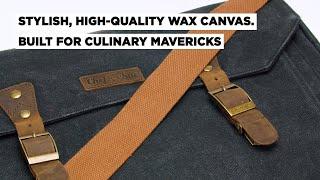 | Chef Sac - The Chef Knife Waxed Canvas Knife Messenger Bag | The Executive Briefcase For Chefs