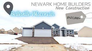 House Tour in Belleville, Wisconsin | 3 Bed 2 Bath 3 Car Garage| New Construction House Near Madison