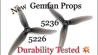 Gemfan 5226 & 5236 Props Crash Test For Durability