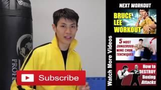 Real Bruce Lee Arms   Shoulders Workout 7  Concentration Curl 2016