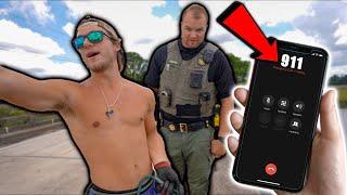 They Call 911 On Us... Magnet Fishing Gone Wrong