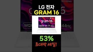 무려 반값 폭탄세일! LG전자 2024 그램 16 코어 i5 인텔 13세대 LG그램16인치 lg그램노트북 lg gram 그램노트북 구매가이드 #LG그램 #그램노트북