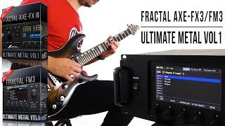 Ultimate Metal vol1 Amp Pack for AXE-FX III Series / FM3 / FM9 | Playthrough (Mesa, Randall, Peavey)