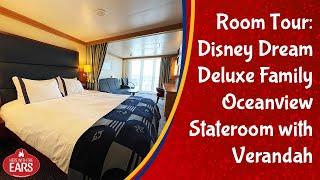 Disney Dream - Deluxe Family Stateroom with Verandah Tour - Category 4C - Room 7608