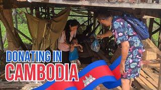 Donating in Cambodia | Heartwarming Experience |  Cambodia EP 5 | @rajagvlog  | VLOG #034