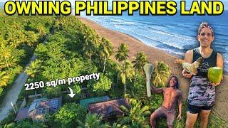 PHILIPPINES BEACH LAND - How Big Is Our Property? (Becoming Filipino)