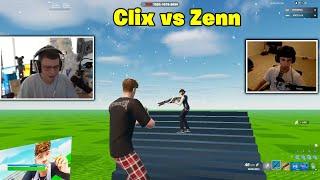 Clix vs Zenn 1v1 Buidfights!