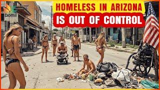 Arizona’s HOMELESS CRISIS EXPLODES – The DEVASTATING Truth About WOMEN Revealed | Travel Documentary