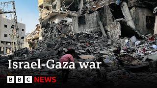 Israeli strike on northern Gaza kills more than 90 people | BBC News