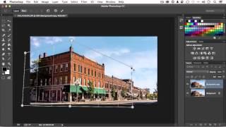 Perspective warp in Photoshop