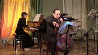 Bruch: Kol Nidrei, Op. 47. Anton Andreev (cello), Maria Pasynkowa (piano)