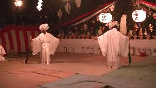 比木神社　神事　花の手舞(比木神楽)