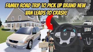 Greenville, Wisc Roblox l Realistic Family Road Trip NEW CAR - CRASH Voice Roleplay