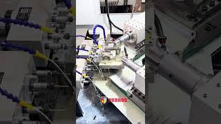 Mind - Blowing Multitasking Machine: 2 Threads, 4 Drills, 4 More Threads! #DrillingAndTapping