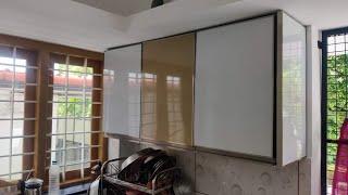 aluminium fabrication kitchen cupboard || Gj vlog Kill The Pain !
