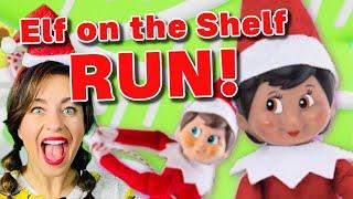 Elf on the Shelf Run  Exercise for Kids Winter Chase ️