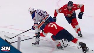 Connor McDavid Slices Through Panthers' Defences To Set Up Corey Perry Goal