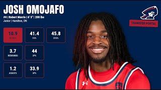 Josh Omojafo - Robert Morris - 2024-25 Transfer Portal Highlights