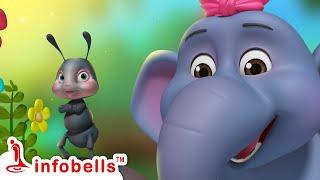 ஒரு குண்டு யானை நடந்து வந்ததாம் | Tamil Rhymes for Children | Infobells #tamilrhymes #kuttipapa