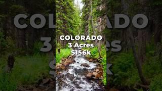 COLORADO Riverfront Land for Sale in the Mountains • 3 Acres • LANDIO