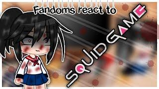 Fandoms React to The Squid Game | Gacha Club