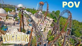 Voltron Front Row POV Europa Park New for 2024 Insane Mack Rides Stryker Coaster