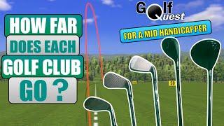 How Far Does Each Golf Club Go For A Mid (13) Handicapper?